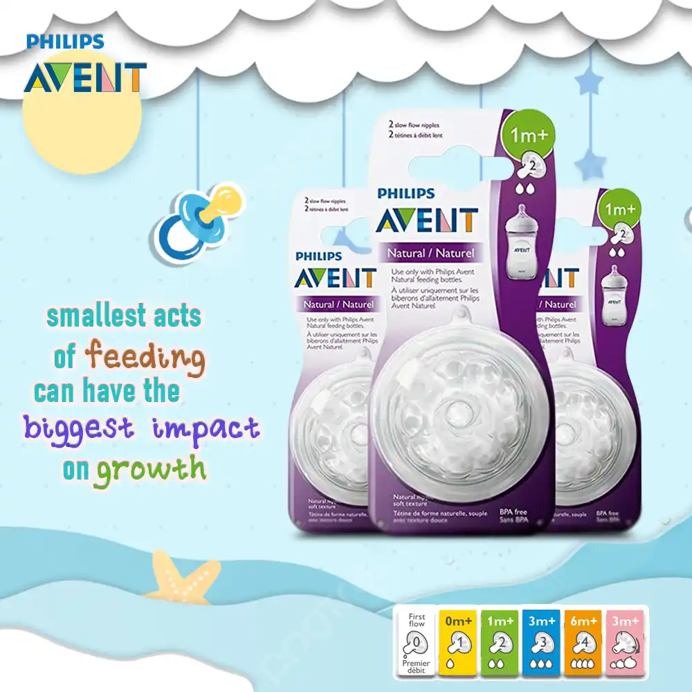 Philips Avent Natural Teat 1m+